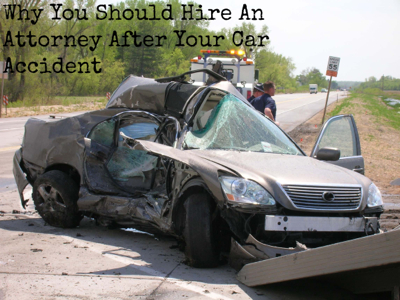 Injured in a car accident? Hire a personal injury attorney.